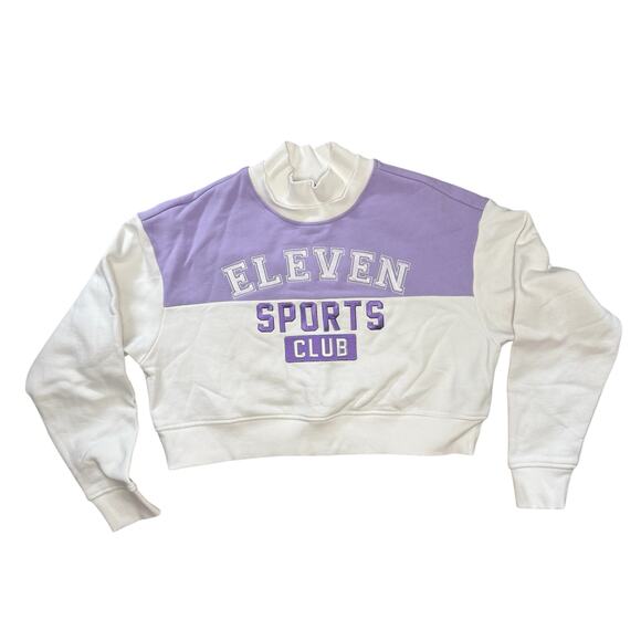 NWT Eleven by Venus Williams Collegiate Sweatshirt Size M - Picture 4 of 8